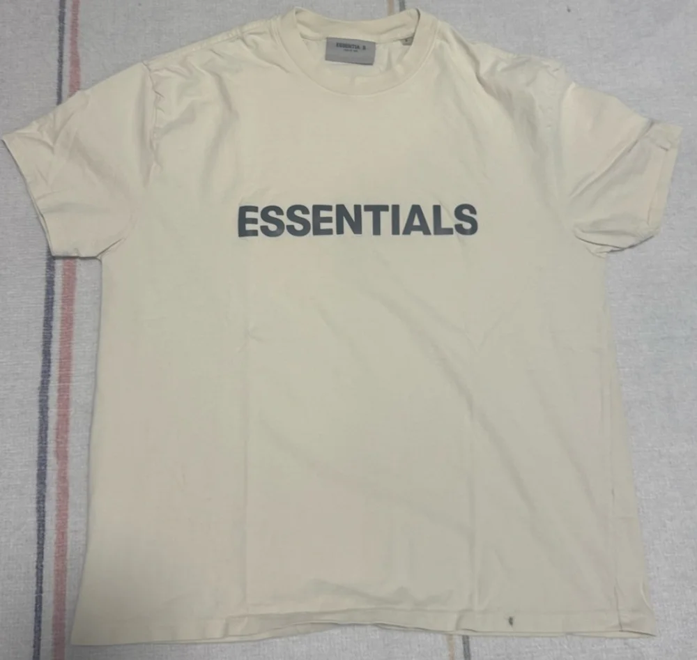 Essentials Beige Short Sleeve Tee